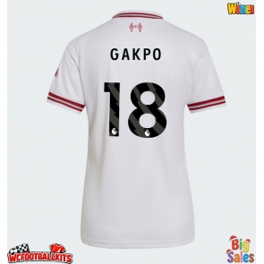 Liverpool Cody Gakpo #18 Replica Away Stadium Shirt for Women 2026-27 Short Sleeve